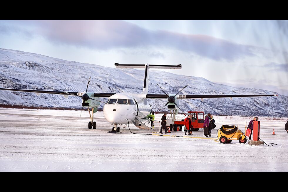 Fra april neste år vil Widerøe-ruta mellom Lakselv og Tromsø endres på mange måter.
 Foto: Bjørn Arne Johansen