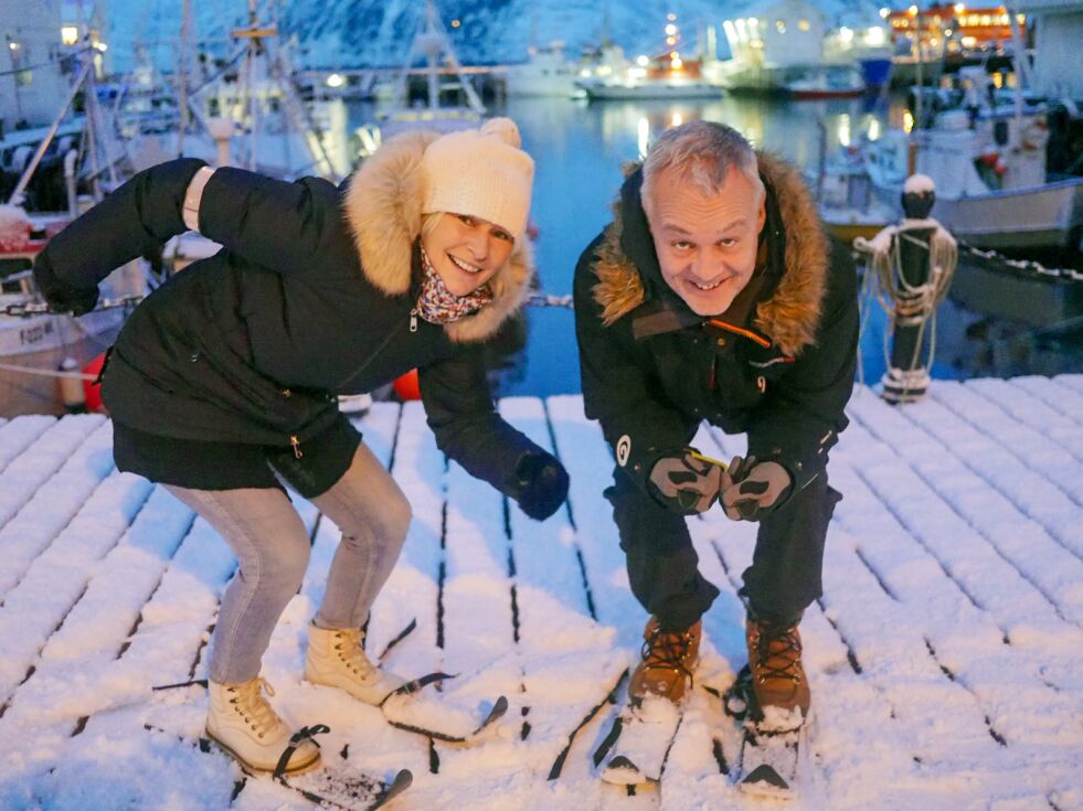 For tredje året på rad inviterer Birgit Lähdesmäki Johansen og Tore Fosse til Sunshine Winter Festival i Honningsvåg. Ved siden av en rekke med varierte arrangementer blir det aktivitets- og markedsdag i Sjøgata med folkefest lørdag 19. januar.
 Foto: Geir Johansen