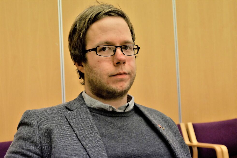 Aps Steffen Ditløvsen gjorde noe så sjeldent som å skryte av dagens regjering.
 Foto: Bjørn Hildonen