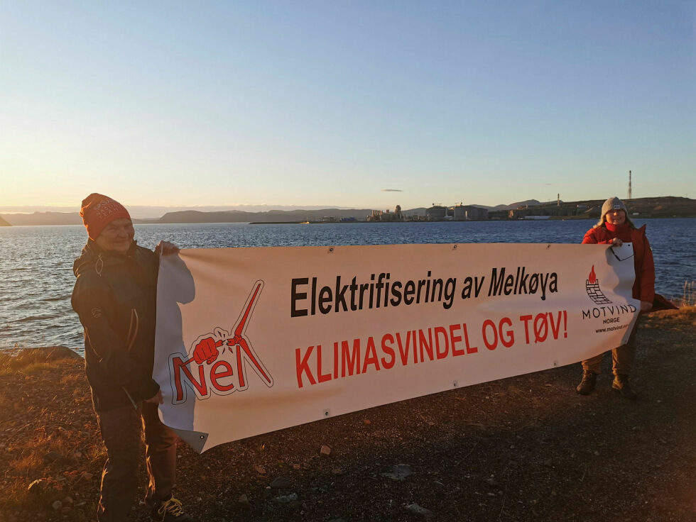 Motvind Norge mot elektrifisering
 Foto: Motvind Nord