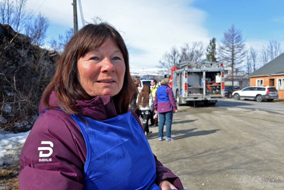 Sylvi Johnsen (SV), som til daglig er rektor ved Lakselv videregående skole, blir ny varaordfører i Porsanger. Her er hun for øvrig avbildet i forbindelse med en øvelse skolen hennes hvert år er med på.
 Foto: Arkivfoto