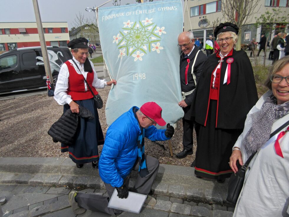 Thor Henriksen fra Tana kom stadig tilbake til fransk språk og franske manerer.
Foto: Asfrid Karlsen