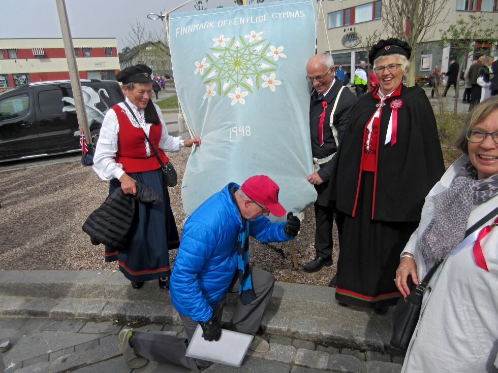 Thor Henriksen fra Tana kom stadig tilbake til fransk språk og franske manerer.
 Foto: Asfrid Karlsen