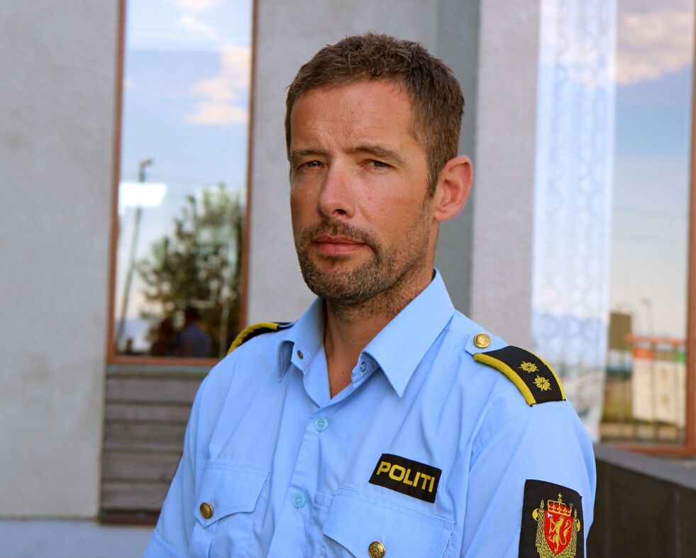 Etterforskningsleder Steffen Andreassen i Finnmark politidistrikt melder om at politiet holder et høyt trykk i etterforskninga av Vadsø-drapet.
 Foto: Torbjørn Ittelin