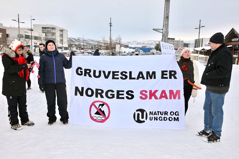 Ikke bare Alta sameforening støtter Natur og ungdoms motstand mot Nussirs gruvedrift. Også Naturvernforbundet fordømmer drifts- og dumping-tillatelsen, og gir full støtte til ungdomsorganisasjonens planlegging av sivil ulydighets-aksjoner, melder forbundet.
 Foto: Rita Heitmann