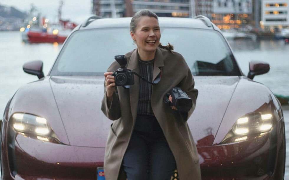 Kjendisstylist og filmcaster Nina Erdahl drar på roadtrip til Finnmark.
 Foto: Naylia Prudichenko