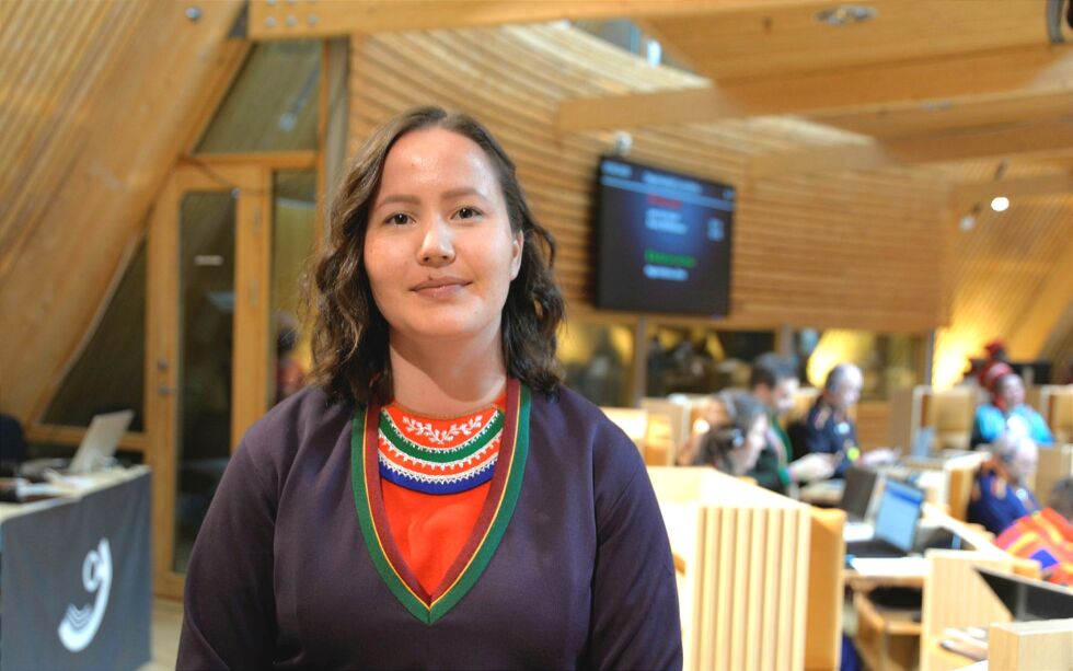 Sametingsråd Maja Kristine Jåma (NSR) er Sametingets «arealminister».
 Foto: Steinar Solaas