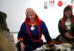 Bente  Gevings utstillings­åpning «Ringen»  i Karasjok.