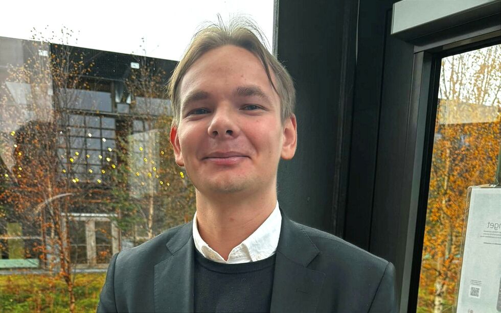 Maksim Guttormsen Råskhof fra Tana overtar som Senterpartiets førstemann i øst.
 Foto: Sametinget