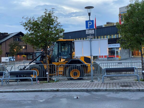 Krabbelekeanlegg på torget