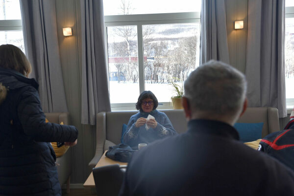 Suksess for lørdagskafé