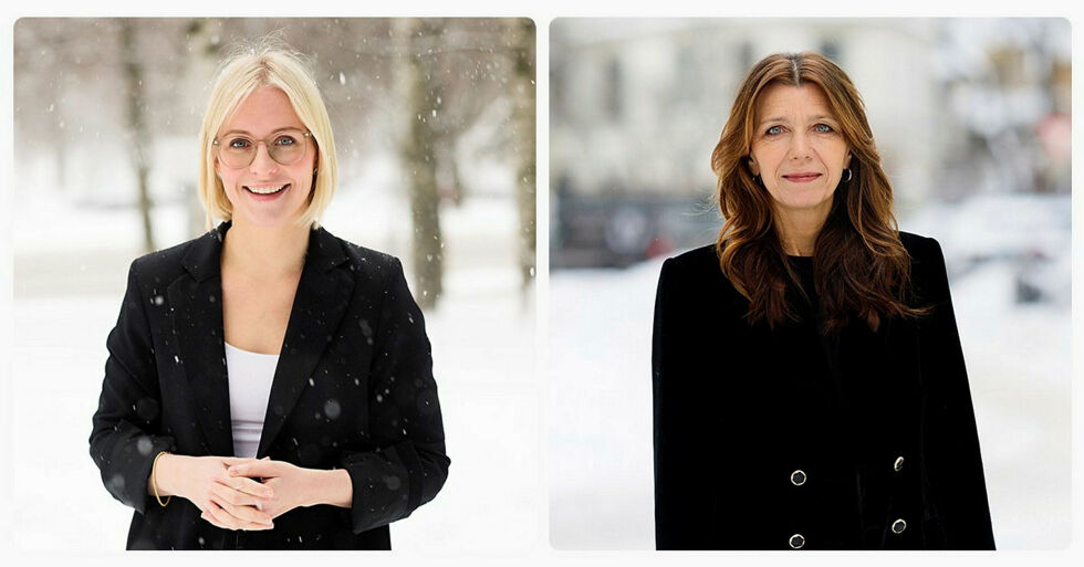 Anne-Cecilie Kaltenborn, administrerende direktør NHO Service og Handel (til høyre) og Sigrid Ina Simonsen, regiondirektør NHO Arktis, ønsker begge mer tilrettelegging for at næringslivet kan være en del av løsningen for å inkludere flere i arbeid.
 Foto: Moment studio