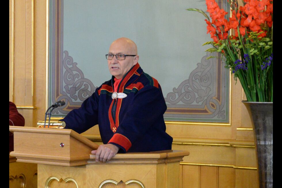 Kåre Olli er vara sametingsrepresentant for Arbeiderpartiet. Neste uke møter han i plenum.
 Foto: Steinar Solaas