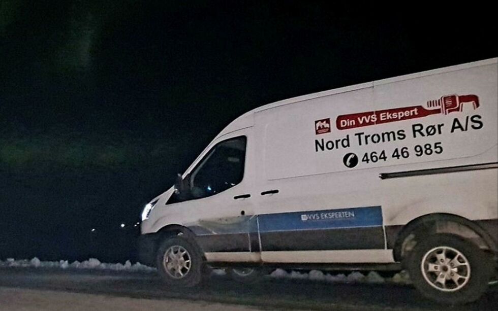 Rør­leg­ger­bil. Foto: Nord-Troms Rør