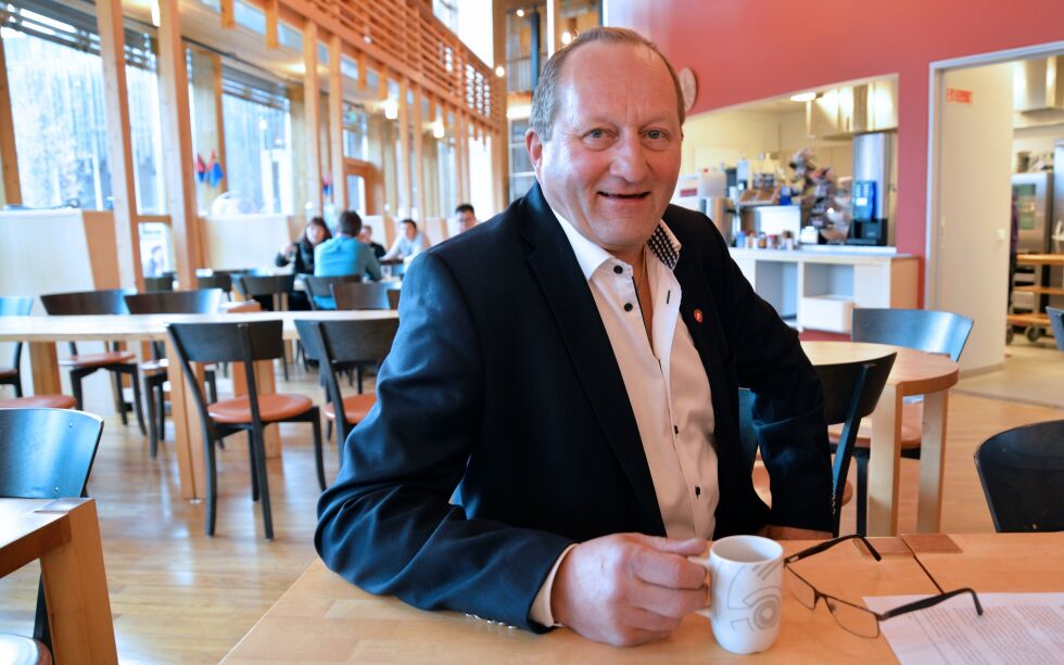 Arthur Tørfoss er Same-FrP sin frontfigur.
 Foto: Steinar Solaas