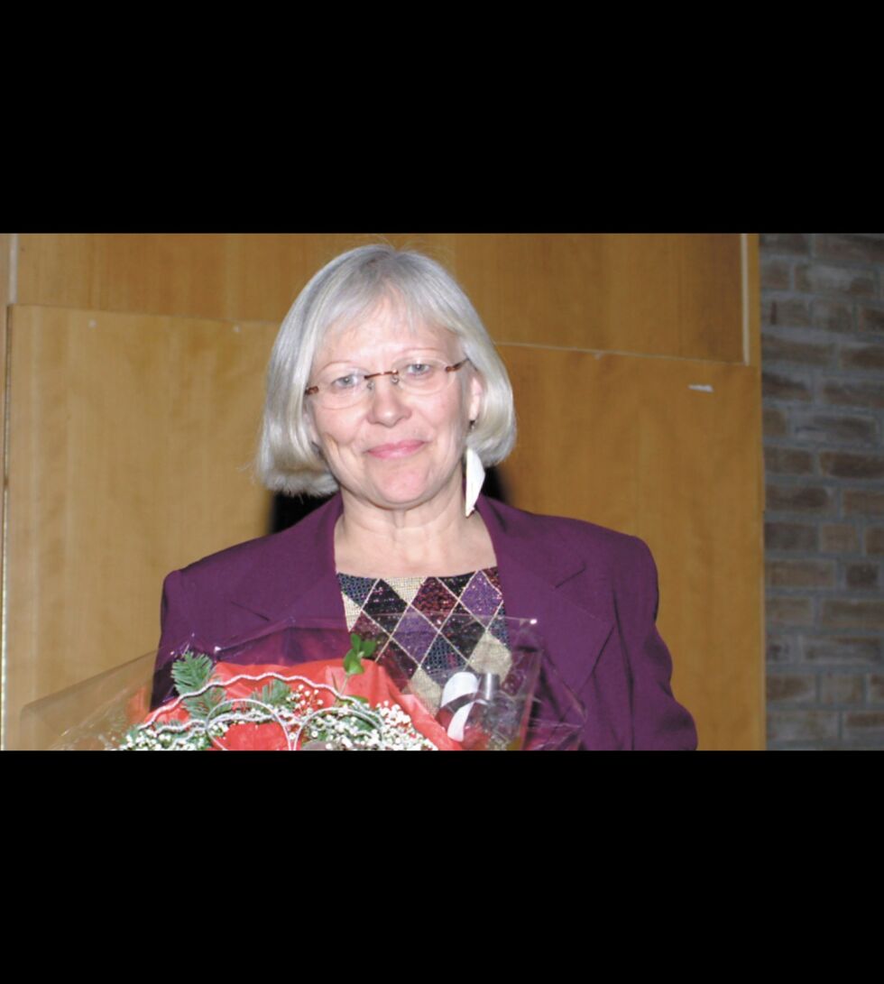 Elsa Britt Zahl Jonassen vil bli husket som en varm forkjemper for kulturen i hjemkommunen Vadsø og i Finnmark fylke.
 Foto: Arkiv
