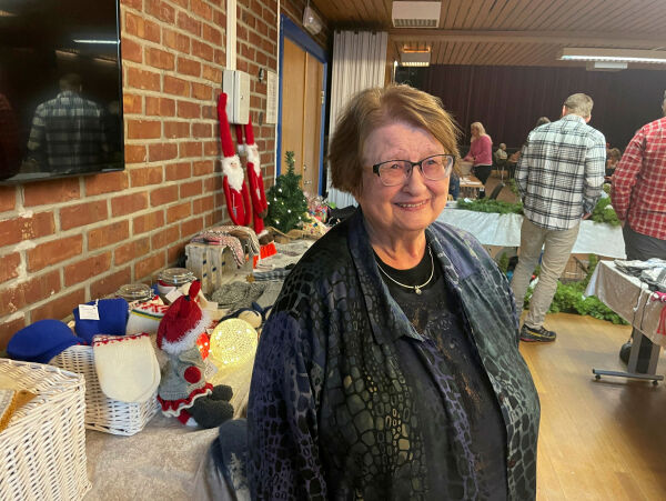 Sikrer inntekter til foreningen med julemesse