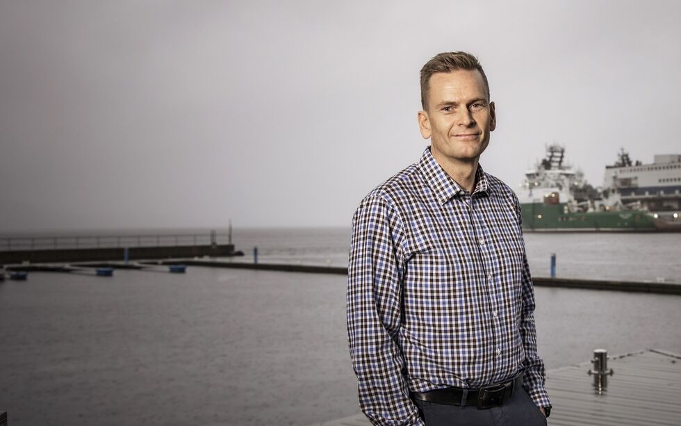 Arne Kristian Vestre overtar et parti på opptur.
 Foto: Trude Brun Wilhelmsen