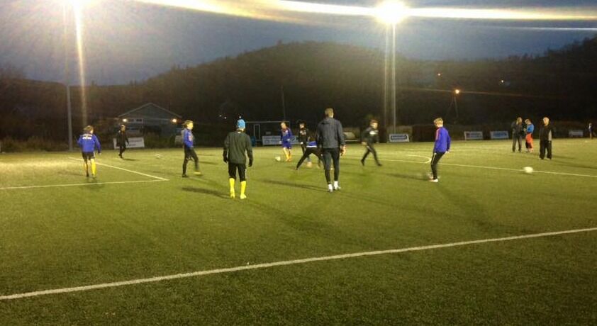 CUPEN: Bjørnevatn IL får besøk av Tromsø IL i Bjørneparken onsdag 26. april.
 Foto: Privat
