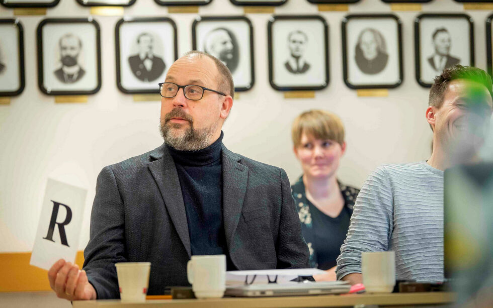 – Dette området er allerede i bruk. Vi ser at det går for fort, sier Helge Nicolaisen (TLP) til Ságat.
 Foto: Cecilie Bergan Stuedal