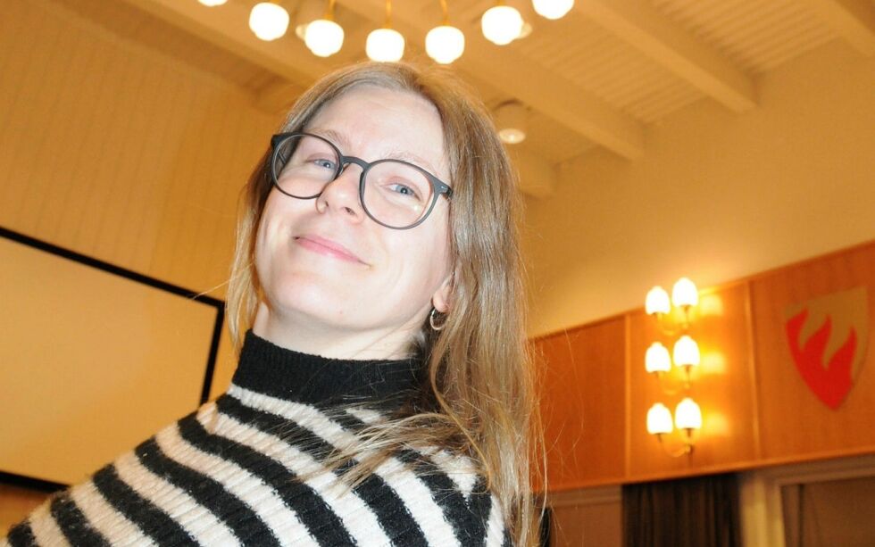 Theresa Holand og Rødt fikk ikke flertall for et forslag om kutt i godtgjørelser til politikerne under coronakrisen. Foto: Hallgeir Henriksen