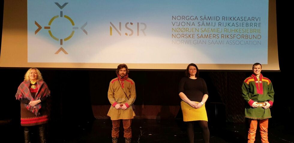 Tone Persen, Beaska Niillas, Arnhild Olsen Pak og Jovna Vars Smuk er firkløveret som topper den rene NSR-lista i Østre.
 Foto: NSR