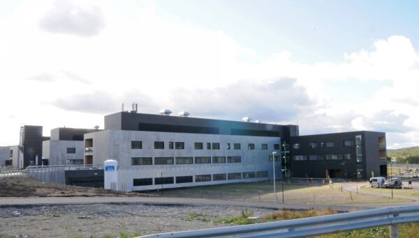 Helikopterlandingsplass ved sykehuset i Hammerfest og Kirkenes