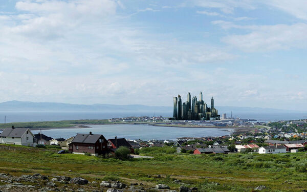 Finsk-norsk kunstprosjekt skaper Vadsø Megacity
