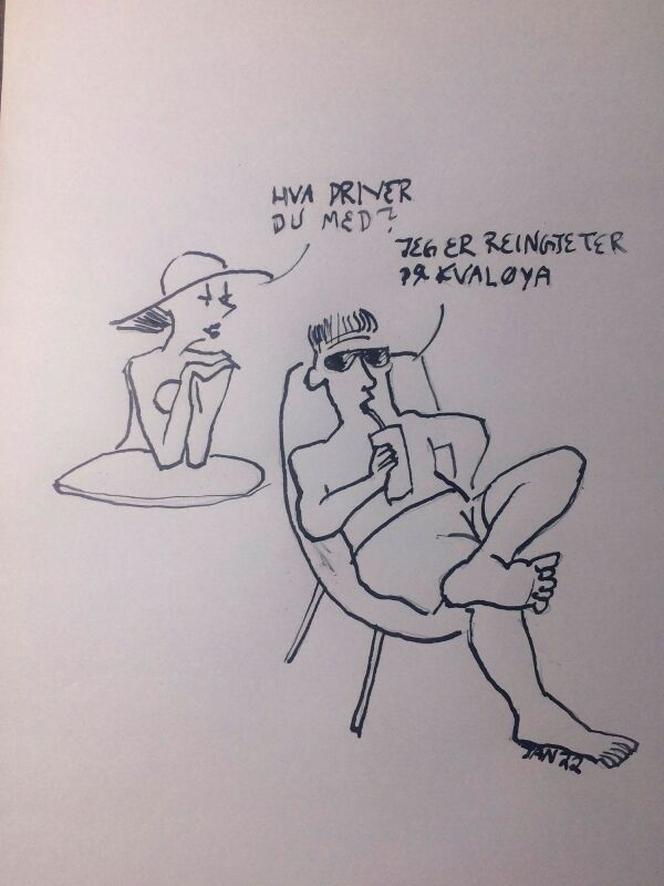 En halt reinkalv