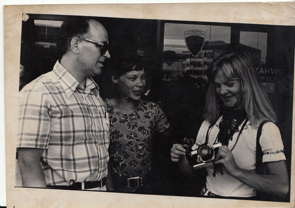 Deltakere under Forfatterseminaret i Rovaniemi 1978 var blant annet (fra venstre) redaktør av Nordnorsk Magasin og forfatter Hans Kristian Eriksen, Kirsti Paltto og Marry A. Somby.
 Foto: John Gustavsen