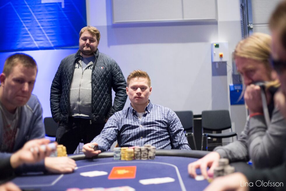 Nils Mikkel Sokki Eira fra Kautokeino, ble norgesmester onsdag kveld.
 Foto: Lina Olofsson, PokerNorge