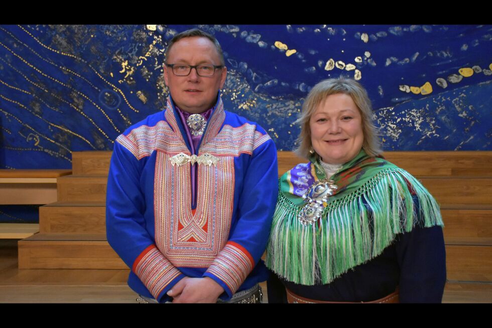 Hans Ole Eira fra Kautokeino og Cecilie Hansen fra Sør-Varanger ble valgt inn på Sametinget på Senterpartilister.
 Foto: Sametinget