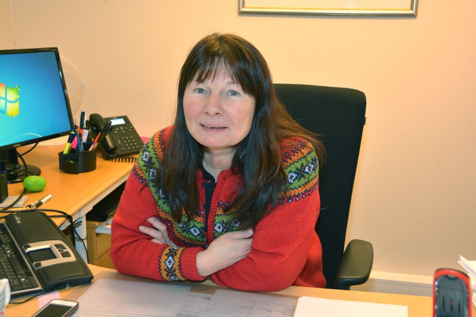 Rektor Sylvi Josefine Johnsen er kjempefornøyd med at 10 av 15 klasser ved Lakselv videregående skole er fylt opp allerede etter første inntak til neste skoleår.
 Foto: Kristin Marie Ericsson (arkiv)