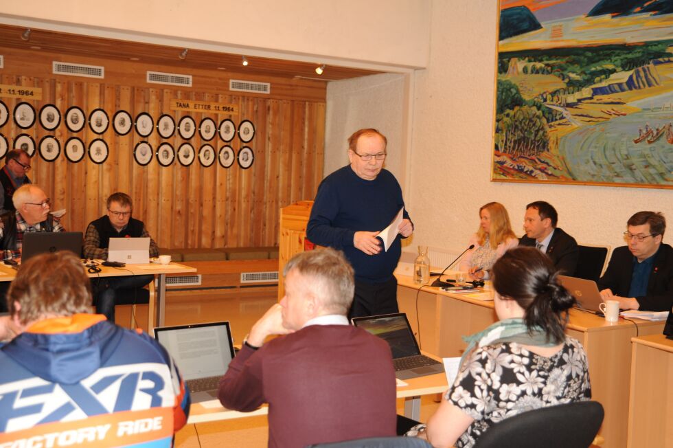 Reidar Varsi (Frp) så ingen annen utvei enn å stemme ned vannskuterne.
 Foto: Birgitte Wisur Olsen