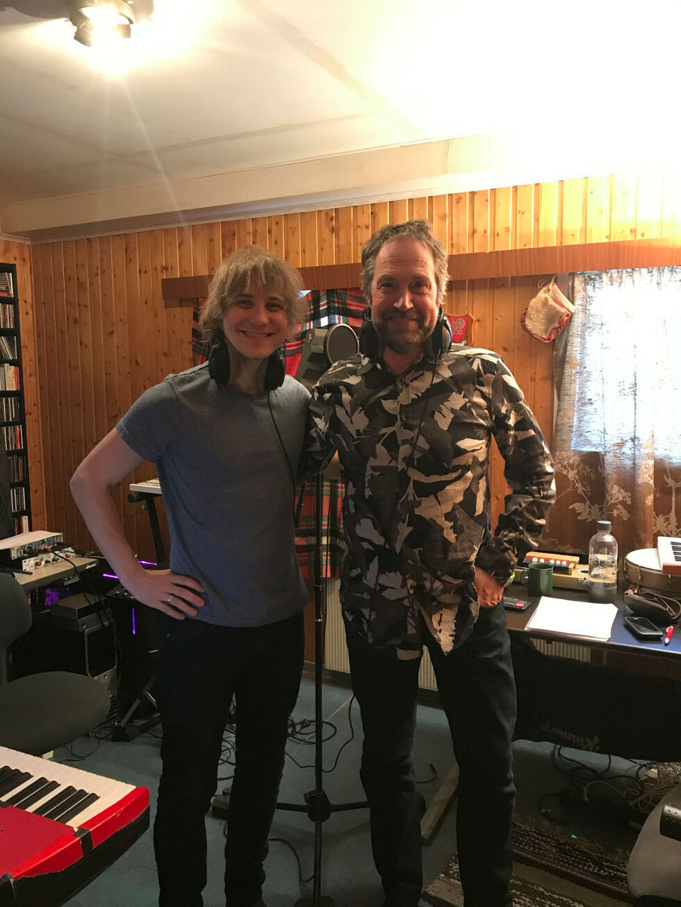 Herman Rundberg og Ola Bremnes begynte på sangen og musikken i 2017.
 Foto: Pressebilde