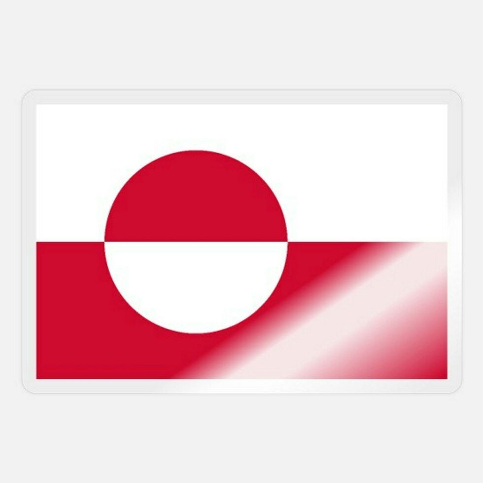 Grønlands flagg
 Foto: skjermdump