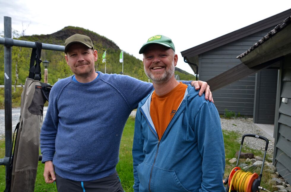 Marius Holmsand og Stein Erik Lid er klare for en uke i Stabburselva
 Foto: Roger Albrigtsen
