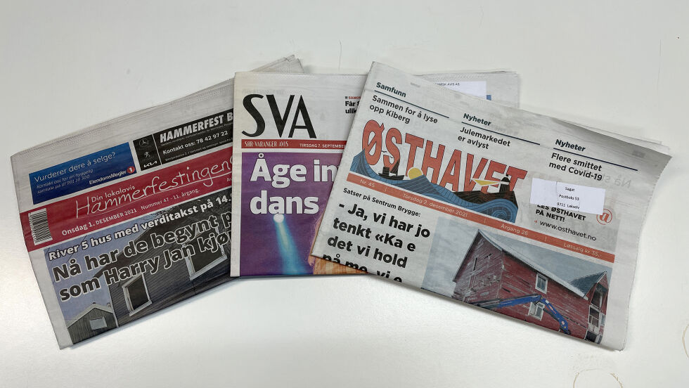 Støre-regjeringas kutt i pressestøtte rammer avisene i Finnmark.
 Foto: Ságat
