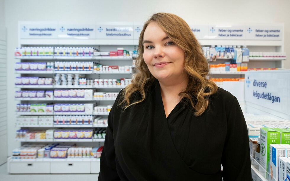 Mariel Elde, apoteker ved sykehusapoteket på Hammerfest sykehus.
 Foto: Cecilie Bergan Stuedal