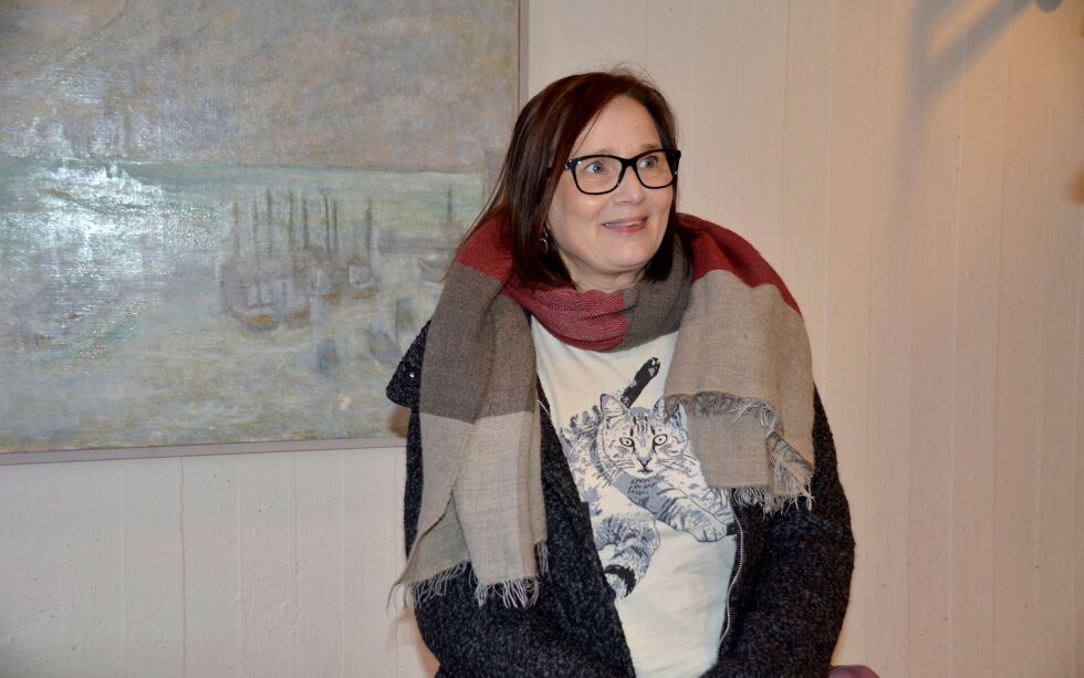 Kaisa Maliniemi forteller at markedet er en eldgammel tradisjon.
 Foto: Elin M. Wersland