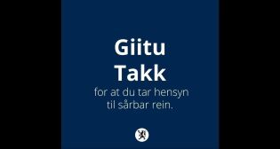 Takk for at du viser hensyn