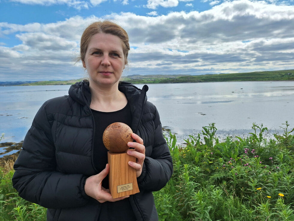 Wera Uschakowa vant prisen for beste historie på filmfestivalen NaturVision med filmen «Off the mark».
 Foto: Torbjørn Monsen