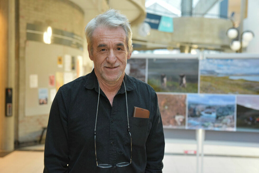 – Når hele toppledelsen i NVE tar turen til Finnmark sees det på som viktig, og jeg har aldri opplevd et slikt trykk fra NVE tidligere, sier Kjell M. Derås fra Naturvernforbundet til Ságat.
 Foto: Kristin Humstad