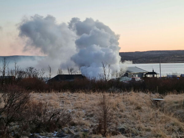Garasjebrann i Várjjatgeaidnu
