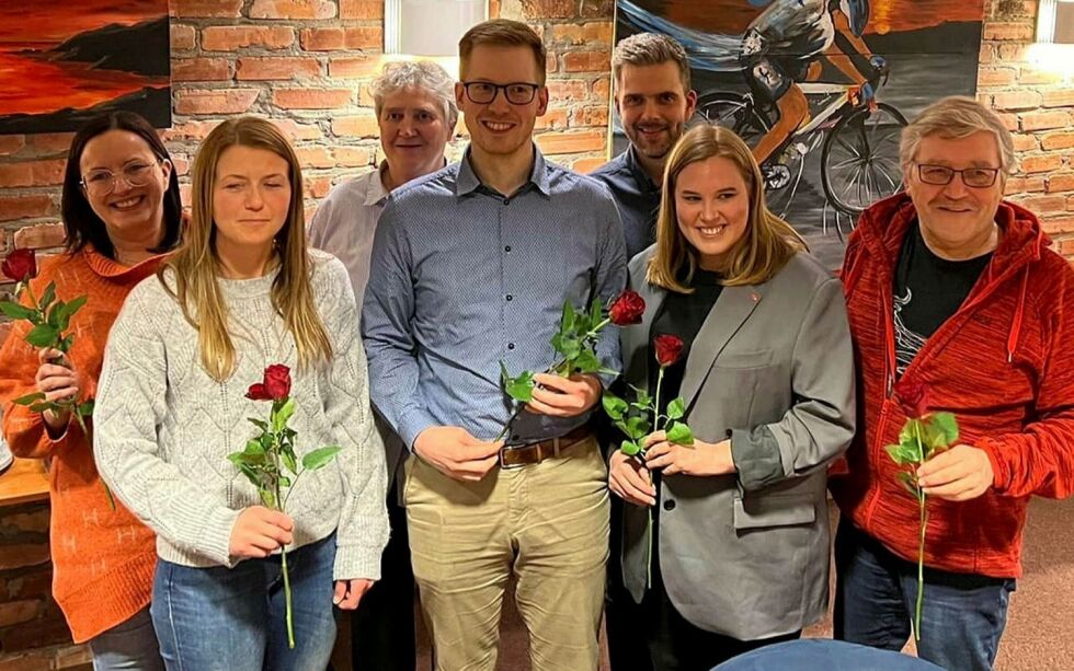 Styret i Nordkapp Arbeiderparti. (privat foto)
