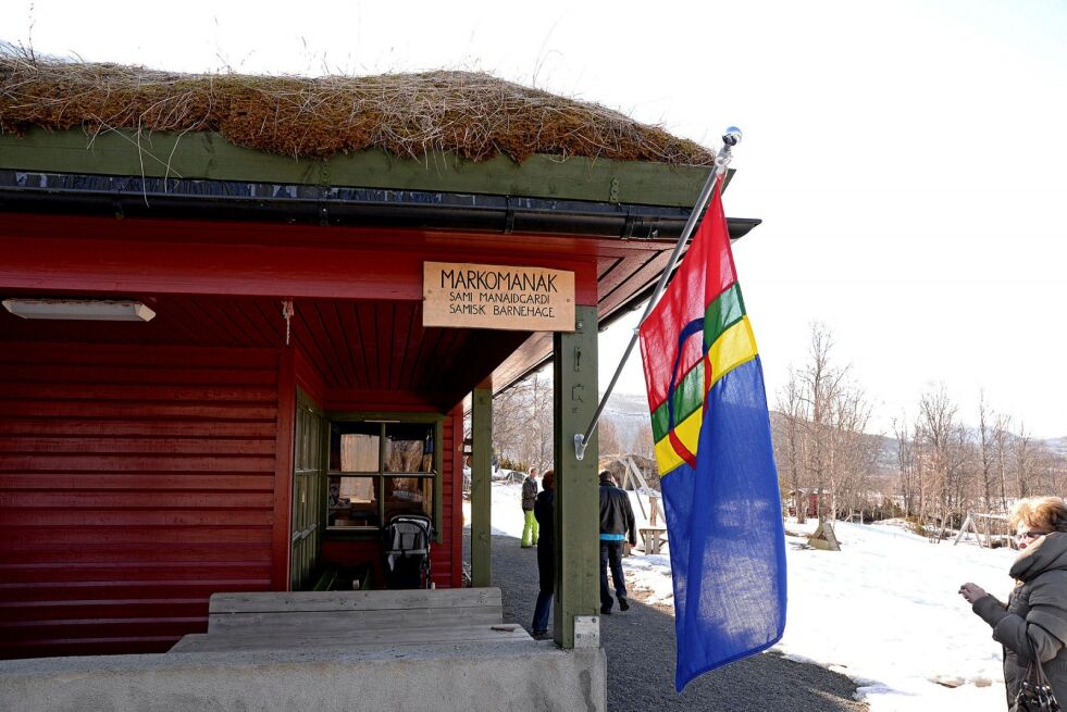 Várdobáiki sin barnehage Márkomának I Skånland fikk 300.000 kroner.
 Foto: Steinar Solaas