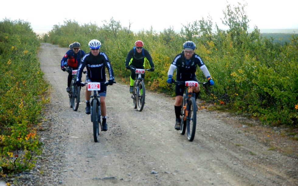 Bingesrittet skal arrangeres for tiende gang, hvis de får nok påmeldte. Bingesrittet er et terrengsykkelritt på 54,5 kilometer fra Mieron til Máze i Kautokeino kommune.
 Foto: Bingesrittet