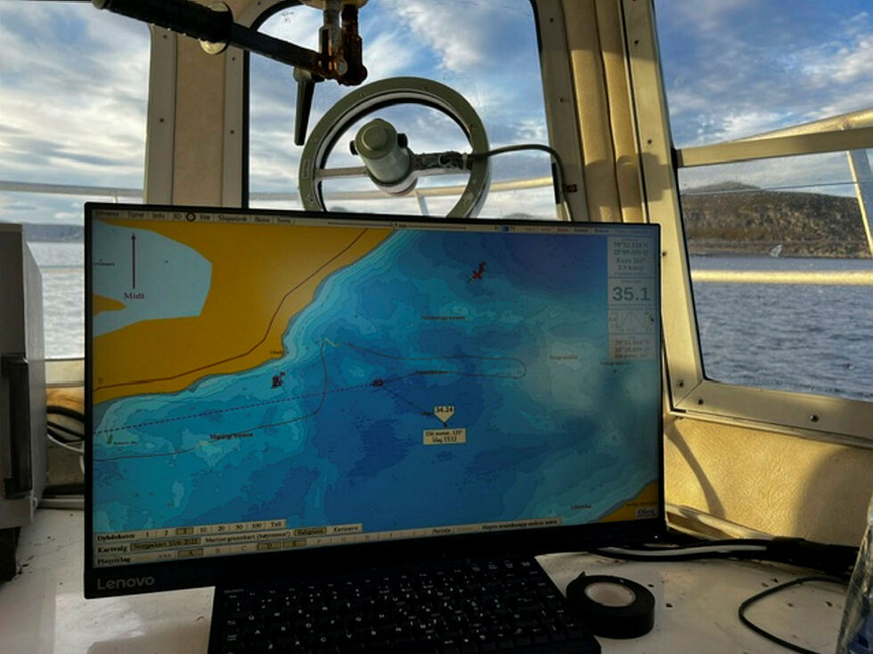 Mange fiskefartøy i Norge har installert programvaren Olex. Stenger Forsvaret deler av kartdelingstjenesten, risikerer fiskerne å ikke lenger få oppdatert sine bunnkart.
 Foto: Irene Andersen