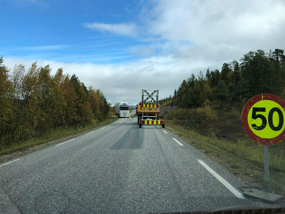 Her legges ny stikkrenne på riksvei 92.
 Foto: Stein Torger Svala