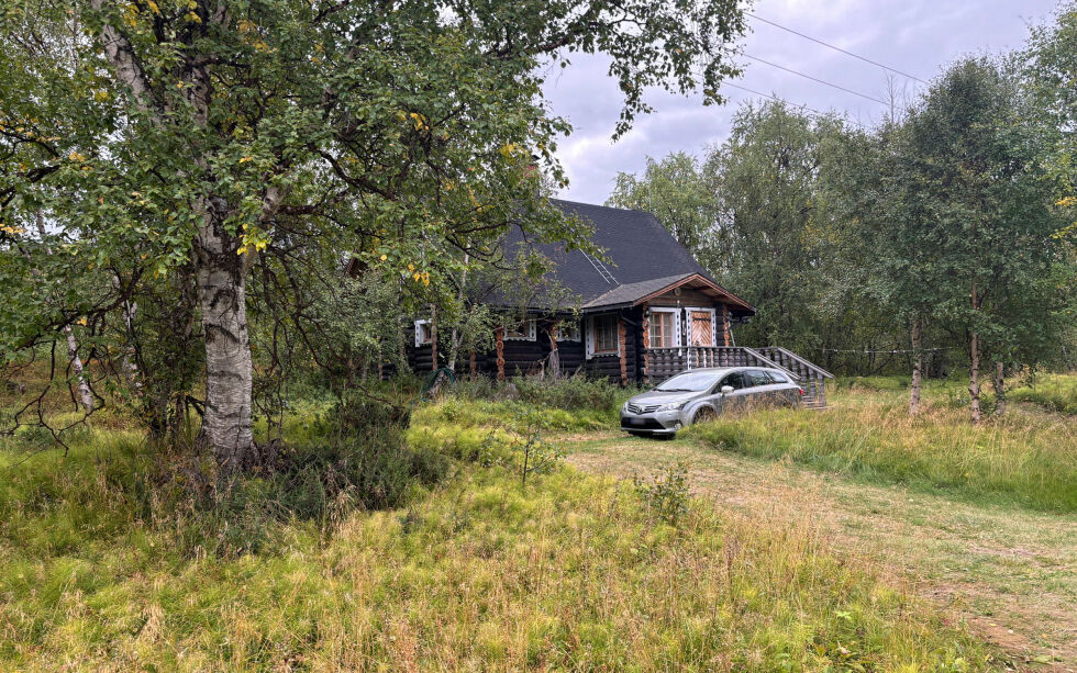 Familiehytta i Biesjohka/Piesjoki i Utsjok kommune, på finsk side av Tanadalen, hvor den tragiske hendelsen fant sted.
 Foto: Privat